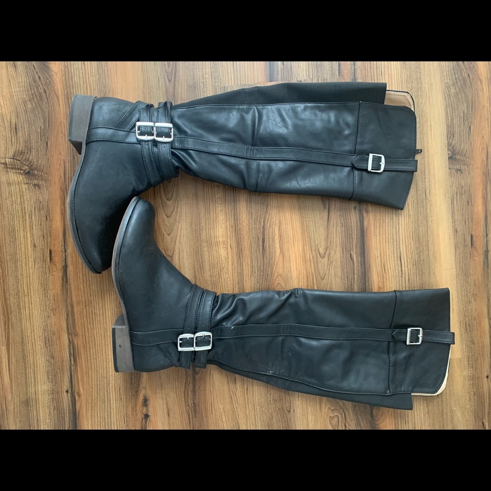 Chase and Chloe Over-the-Knee Riding Boots for Women US 7.5